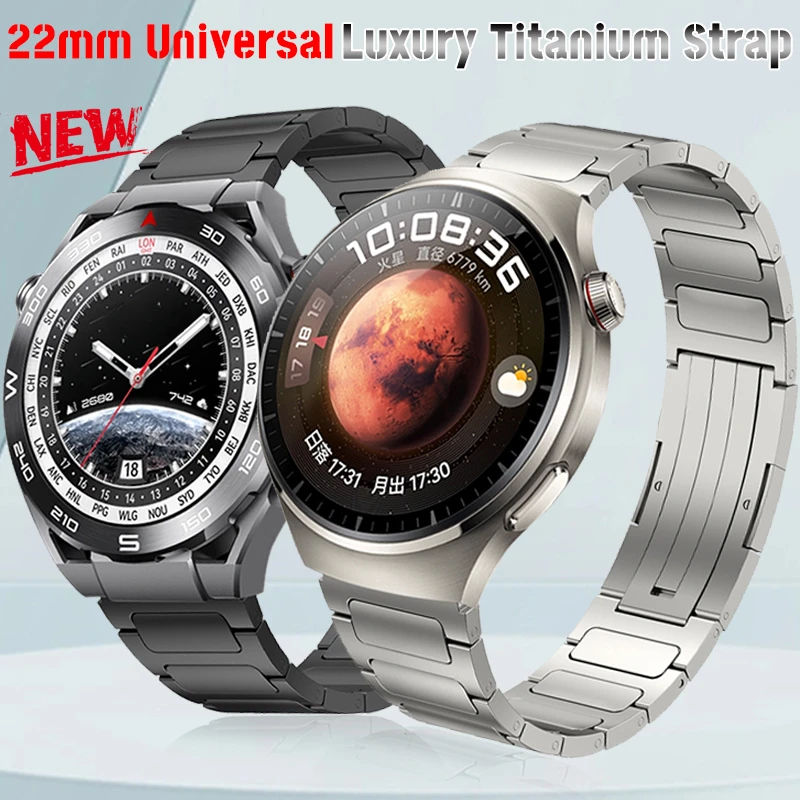 Luxury Watch German - Tali Titanium mewah 22mm untuk jam