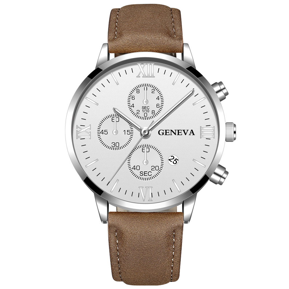 Luxury Watch Holder For Men - Geneva Fashion Pria Tanggal Paduan Kasus