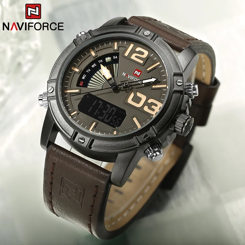 Luxury Watch Zone - NAVIFORCE Jam Tangan Pria Bermerek Teratas