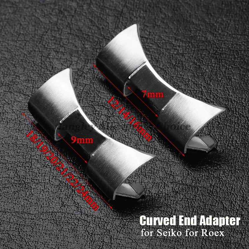Luxury Watch Investment - Tautan ujung melengkung untuk adaptor baja