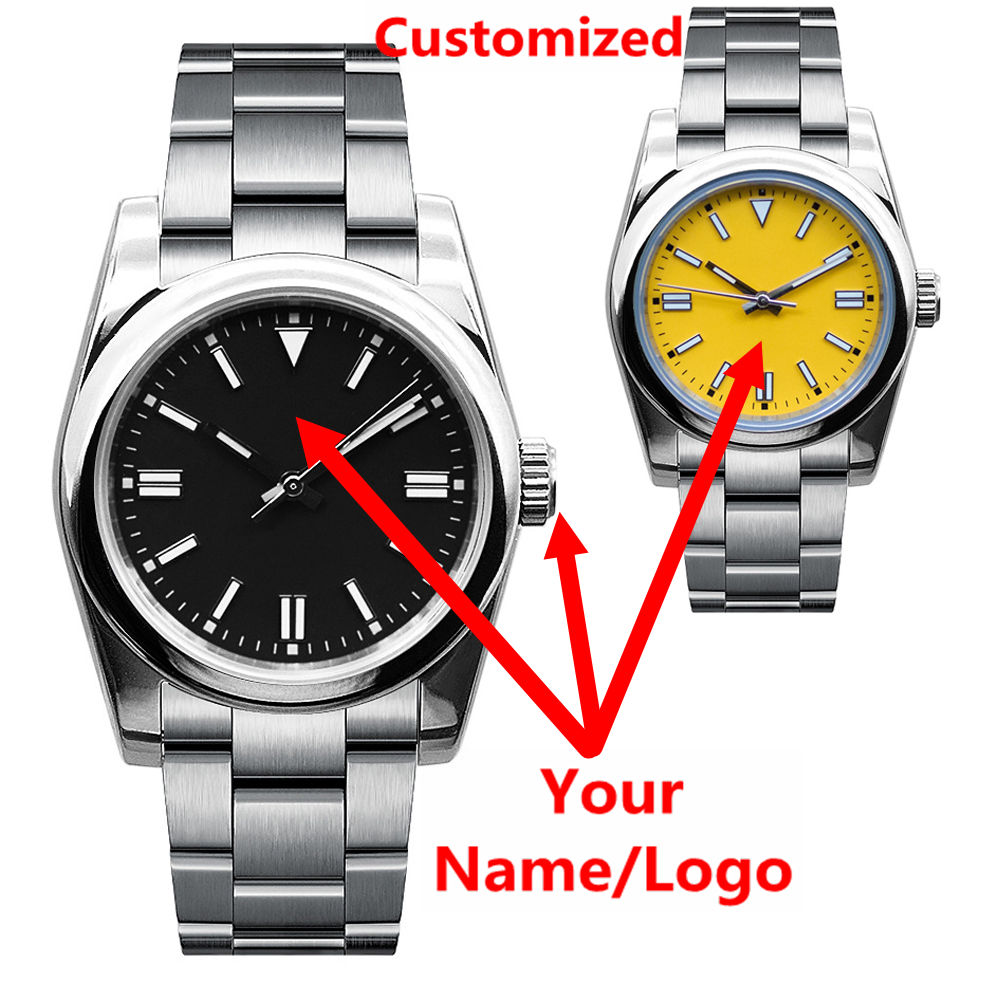 Luxury Watch Market - Jam Tangan Pria Logo Kustom Safir