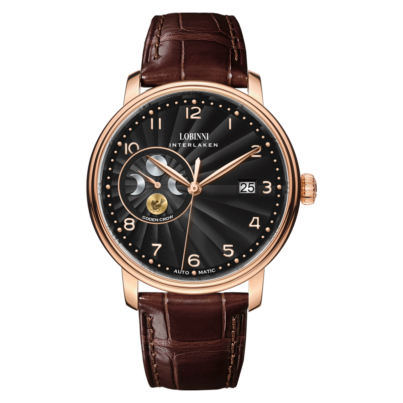 Luxury Watch German - LOBINNI Jam Tangan Mekanis Otomatis Pria