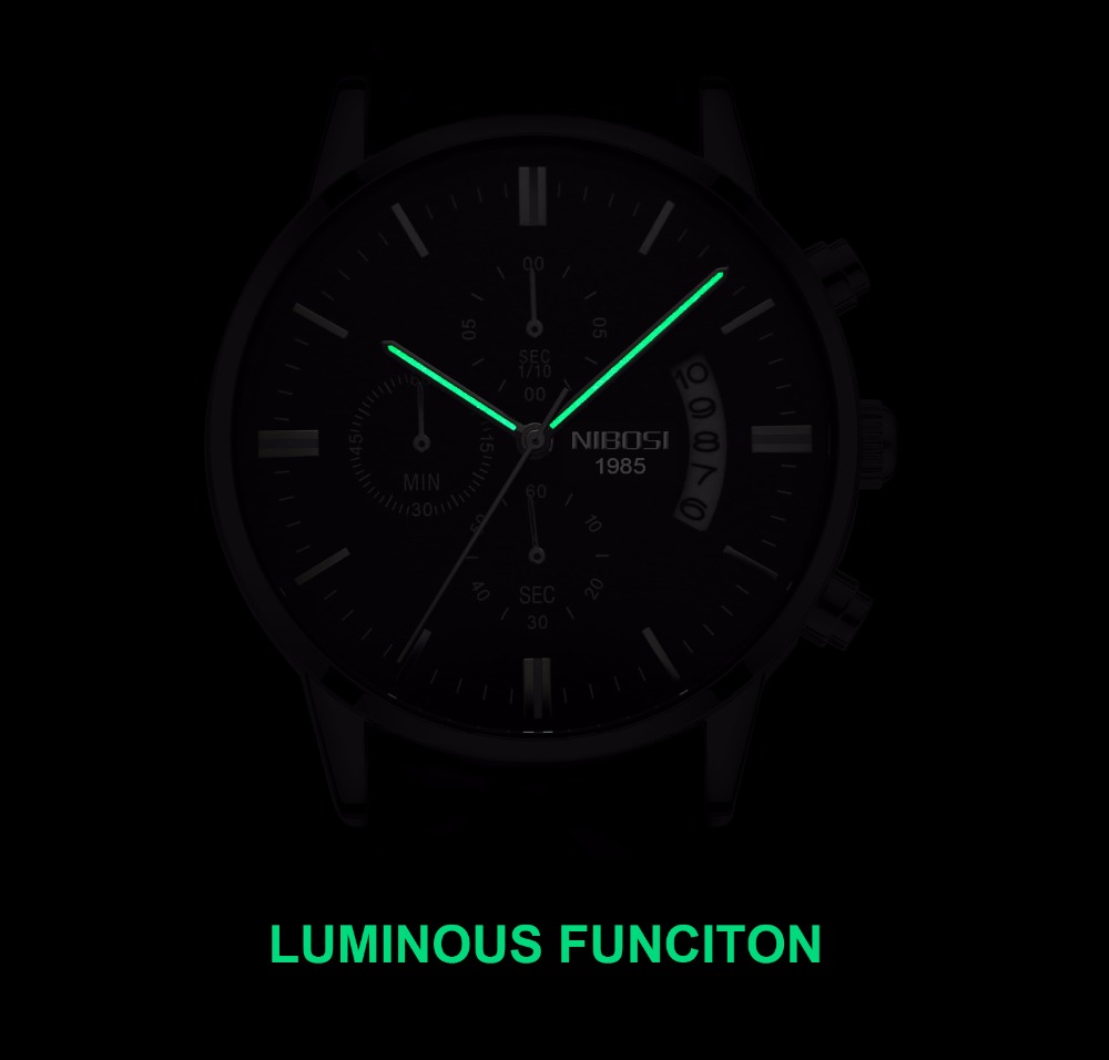 NIBOSI Jam Tangan Kuarsa Baja  - Luxury Watch Maker ulasan dan harga