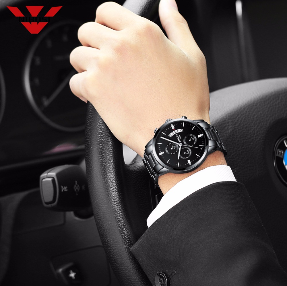NIBOSI Jam Tangan Kuarsa Baja  - Luxury Watch Maker ulasan dan harga
