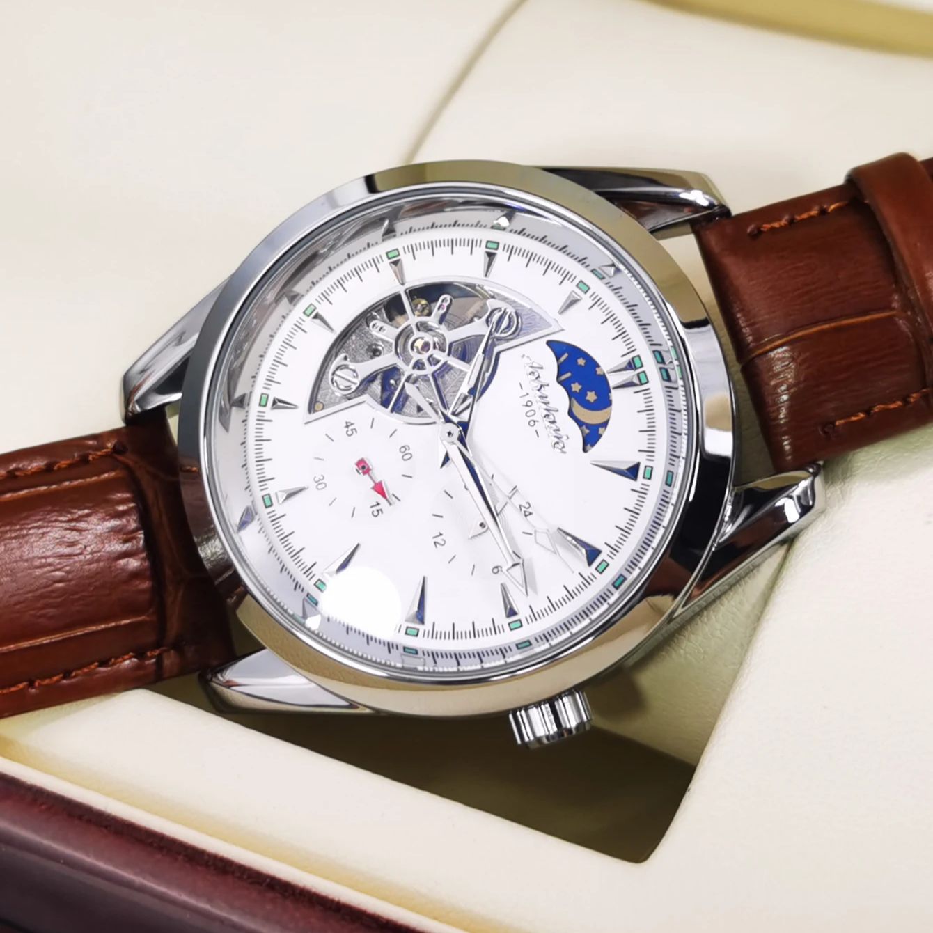 Jam Tangan Pria AOKULASIC, Mer - Luxury Watch Holder For Men ulasan dan harga