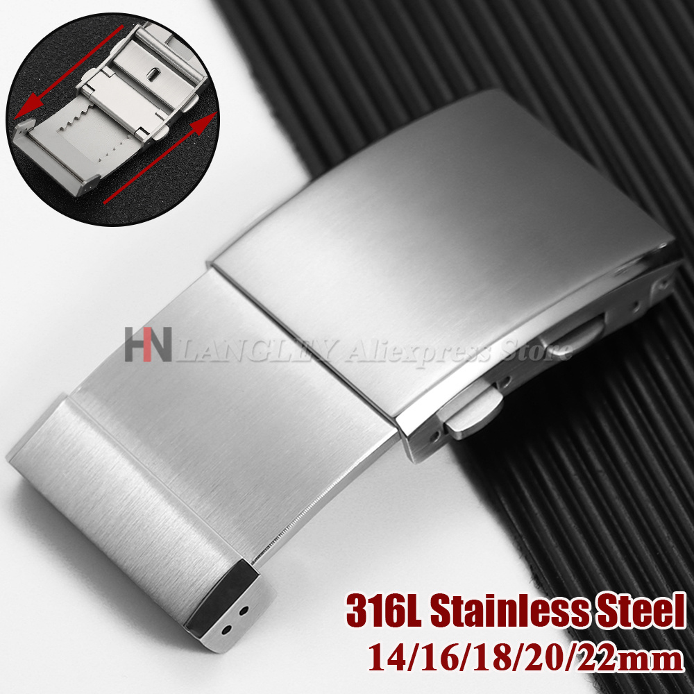 22mm 20mm 18mm 16mm 14mm Gespe - Luxury Watch Straps ulasan dan harga