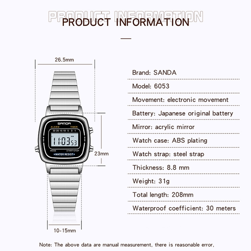 SANDA jam tangan wanita Quartz - Luxury Watch Zone ulasan dan harga