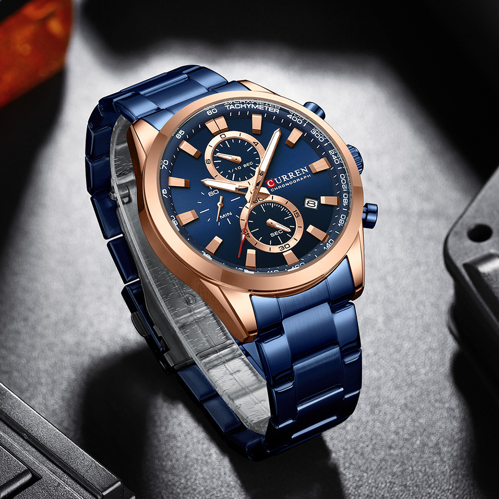 CURREN Jam Tangan Chronograph  - Luxury Watch Market ulasan dan harga