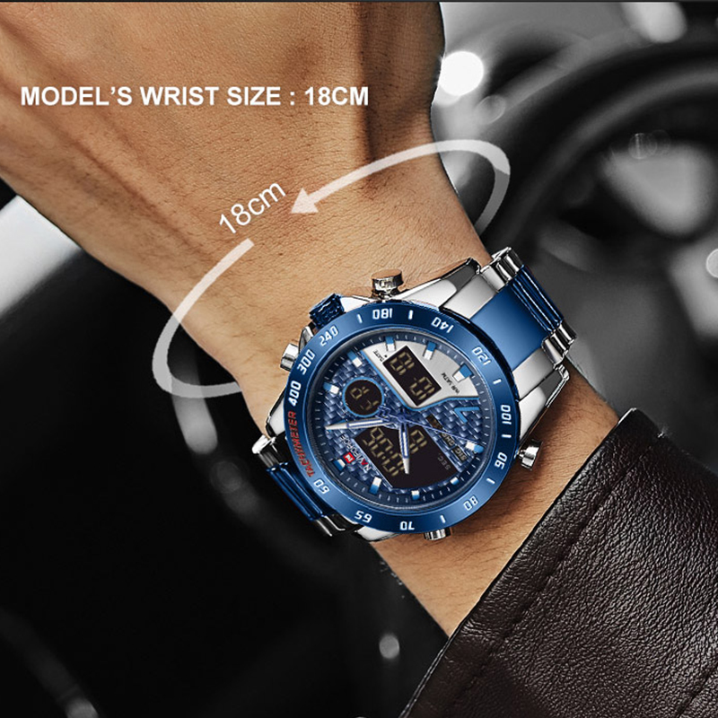 NAVIFORCE Jam Tangan Digital u - Luxury Watch Zone ulasan dan harga
