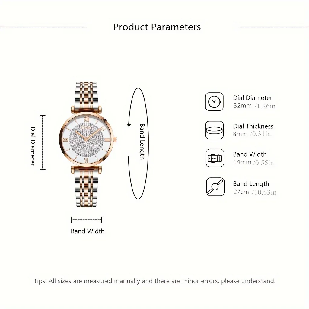 Jam tangan kuarsa Dial angka R - Luxury Watch Straps ulasan dan harga