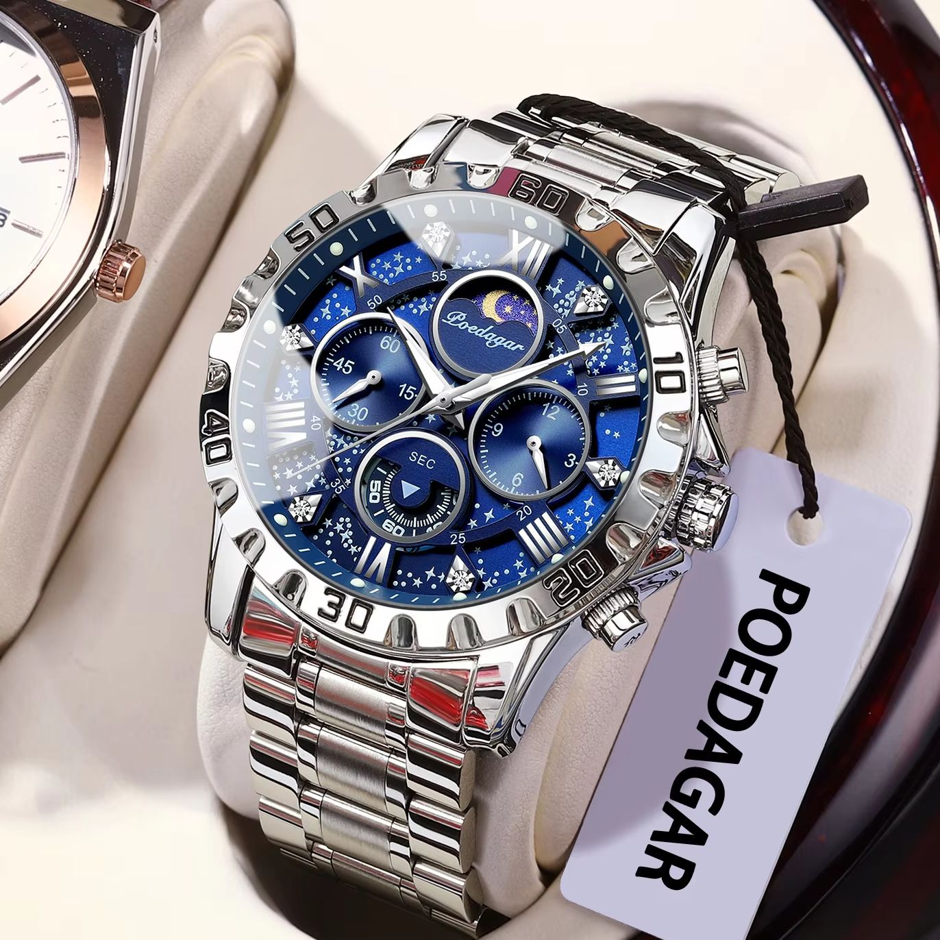 POEDAGAR Jam Tangan Pria Fashi - Luxury Watch Zone ulasan dan harga