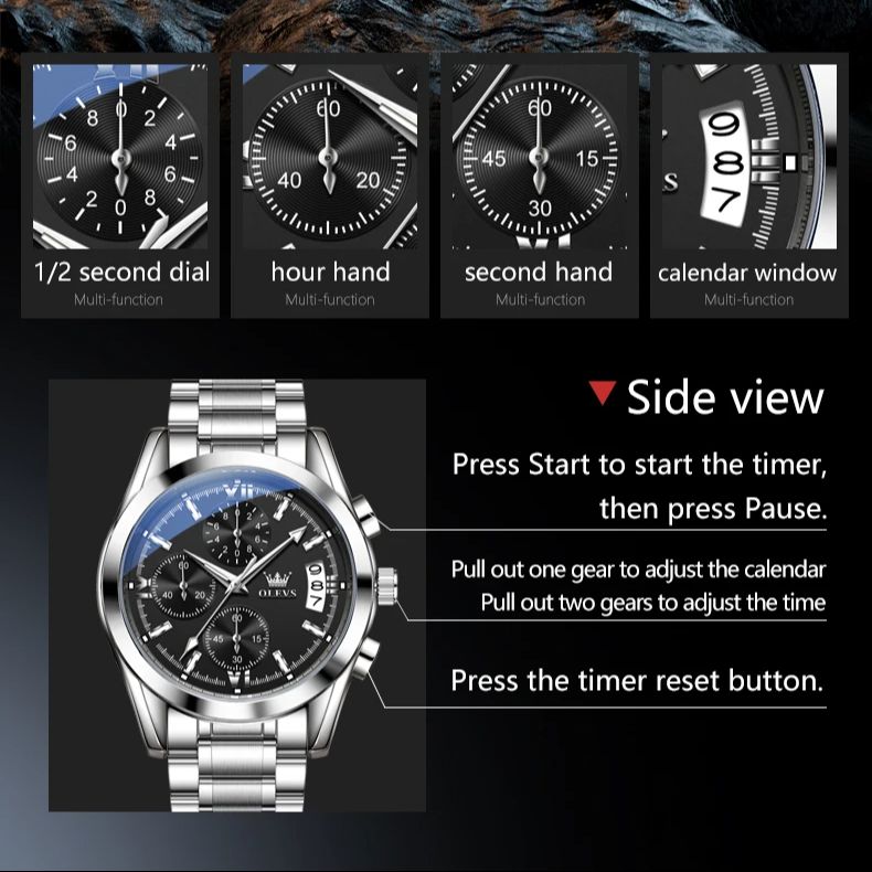 OLEVS 2987 Jam Tangan Pria Ori - Luxury Watch Investment ulasan dan harga
