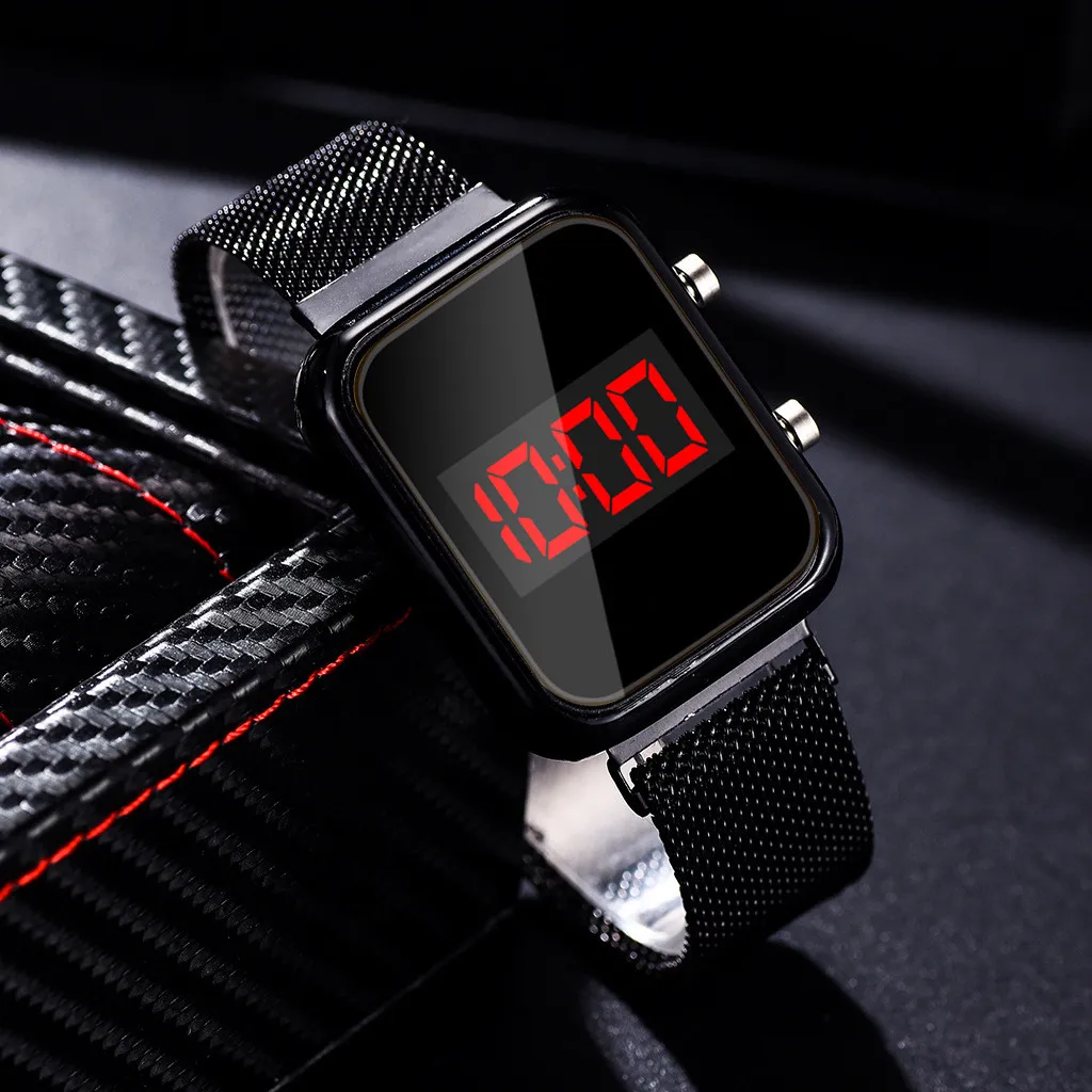 Jam Tangan Digital LED Persegi - Luxury Watch Market ulasan dan harga