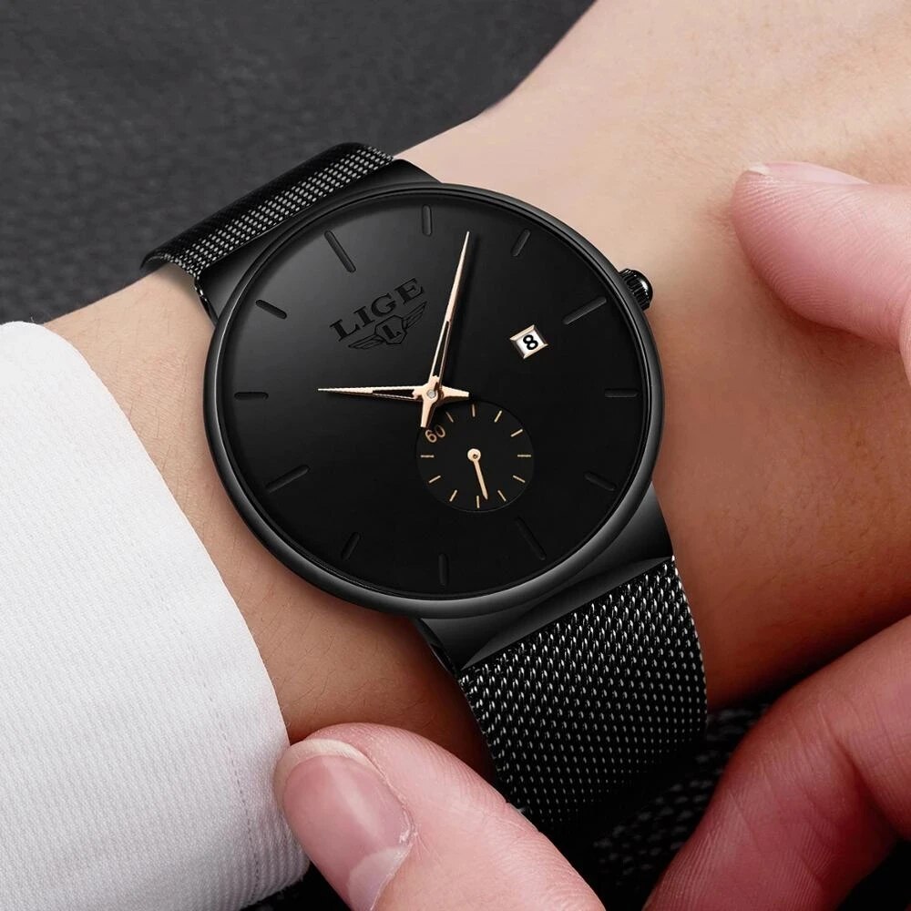 LIGE jam tangan olahraga pria, - Luxury Watch Maker ulasan dan harga