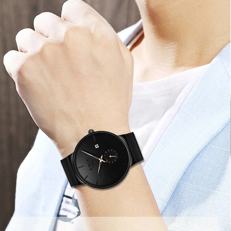 LIGE jam tangan olahraga pria, - Luxury Watch Maker ulasan dan harga