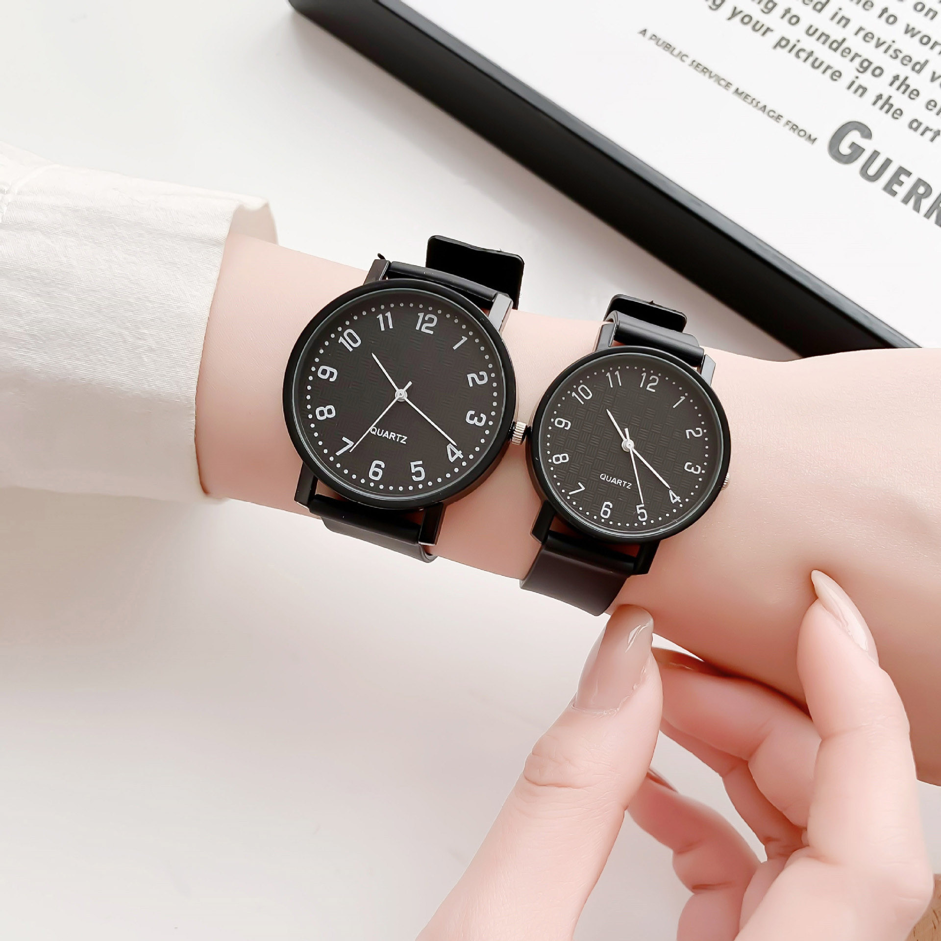 Jam Tangan Hitam Sederhana Jam - Luxury Watch Straps ulasan dan harga