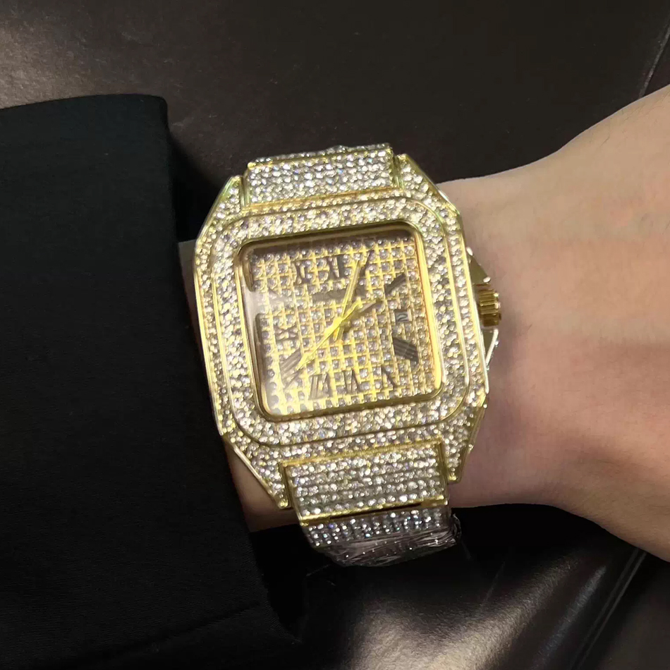 Jam Tangan Pria Warna Emas ata - Luxury Watch Maker ulasan dan harga